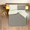 Set Copripiumino Federe Letto in Cotone Bicolor Double Face Parure Copripiumino Made in Italy Colore Naturale/tortora Casa e cucina/Tessili per la casa/Biancheria da letto/Copripiumini e set da letto/Set copripiumini e federe Novilunio - Sesto San Giovanni, Commerciovirtuoso.it