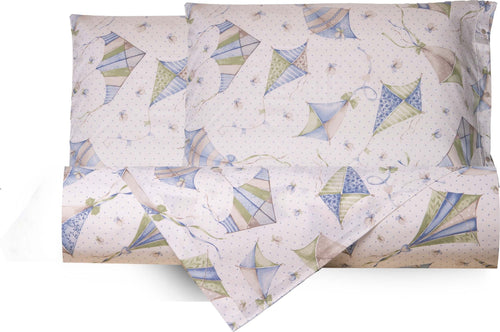 Set Copripiumino Federe Letto Parure Copripiumino Stampa Fantasia 100% Cotone Made In Italy Aquiloni Azzurro Casa e cucina/Tessili per la casa/Biancheria da letto/Copripiumini e set da letto/Set copripiumini e federe Smartdecohome - Sesto San Giovanni, Commerciovirtuoso.it