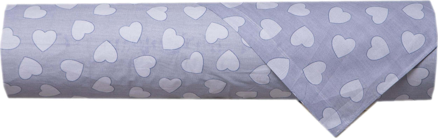 Set-copripiumino-federe-letto-parure-copripiumino-stampa-fantasia-100%-cotone-Made-in-Italy-CUORI-AZZURRO