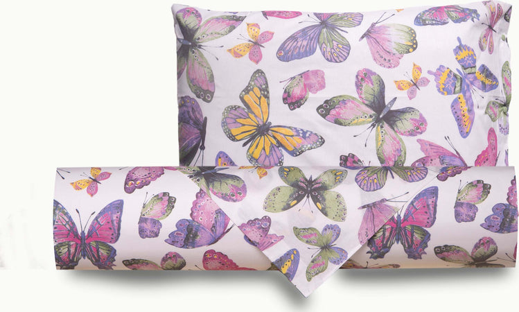Set Copripiumino Federe Letto Parure Copripiumino Stampa Fantasia 100% Cotone Made In Italy Farfalle Casa e cucina/Tessili per la casa/Biancheria da letto/Copripiumini e set da letto/Copripiumini Smartdecohome - Sesto San Giovanni, Commerciovirtuoso.it
