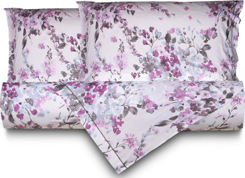 Set Copripiumino Federe Letto Parure Copripiumino Stampa Fantasia 100% Cotone Made In Italy Fiori Viola Casa e cucina/Tessili per la casa/Biancheria da letto/Copripiumini e set da letto/Copripiumini Smartdecohome - Sesto San Giovanni, Commerciovirtuoso.it