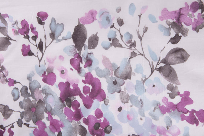 Set Copripiumino Federe Letto Parure Copripiumino Stampa Fantasia 100% Cotone Made In Italy Fiori Viola Casa e cucina/Tessili per la casa/Biancheria da letto/Copripiumini e set da letto/Copripiumini Smartdecohome - Sesto San Giovanni, Commerciovirtuoso.it