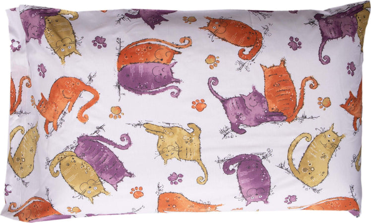 Set Copripiumino Federe Letto Parure Copripiumino Stampa Fantasia 100% Cotone Made In Italy Gatti Arancione Casa e cucina/Tessili per la casa/Biancheria da letto/Copripiumini e set da letto/Copripiumini Smartdecohome - Sesto San Giovanni, Commerciovirtuoso.it