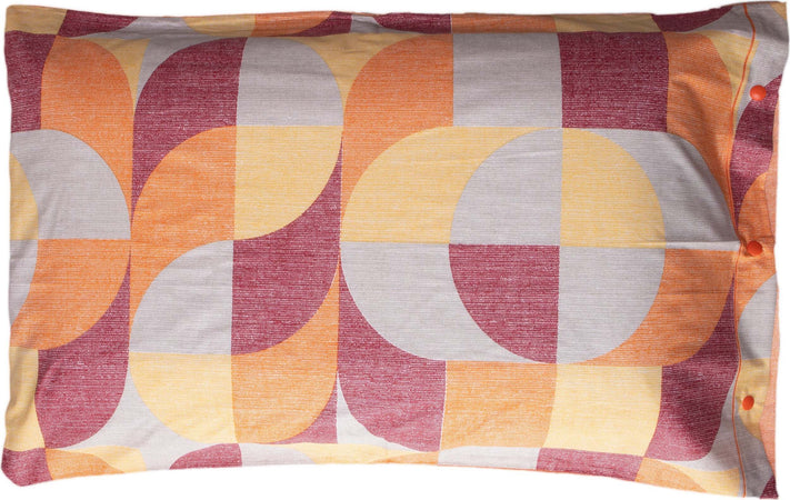 Set Copripiumino Federe Letto Parure Copripiumino Stampa Fantasia 100% Cotone Made In Italy Geometrie Arancio Casa e cucina/Tessili per la casa/Biancheria da letto/Copripiumini e set da letto/Copripiumini Smartdecohome - Sesto San Giovanni, Commerciovirtuoso.it