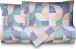 Set Copripiumino Federe Letto Parure Copripiumino Stampa Fantasia 100% Cotone Made In Italy Geometrie Verde Casa e cucina/Tessili per la casa/Biancheria da letto/Copripiumini e set da letto/Copripiumini Smartdecohome - Sesto San Giovanni, Commerciovirtuoso.it