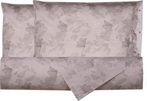 Set-copripiumino-federe-letto-parure-copripiumino-stampa-fantasia-100%-cotone-Made-in-Italy-GIGLI-TORTORA