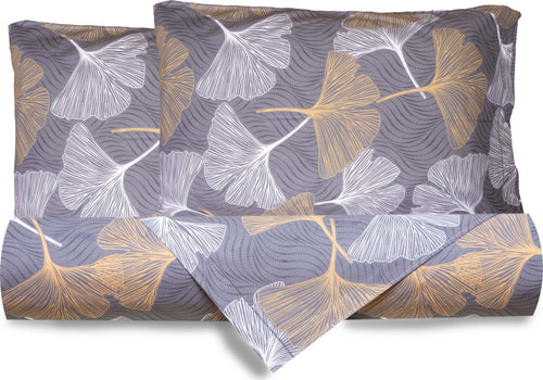 Set Copripiumino Federe Letto Parure Copripiumino Stampa Fantasia 100% Cotone Made In Italy Ginkgo Oro Casa e cucina/Tessili per la casa/Biancheria da letto/Copripiumini e set da letto/Copripiumini Smartdecohome - Sesto San Giovanni, Commerciovirtuoso.it