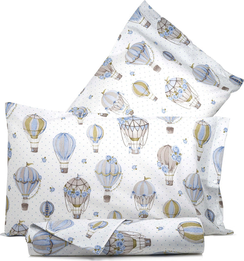 Set Copripiumino Federe Letto Parure Copripiumino Stampa Fantasia 100% Cotone Made in Italy Mongolfiere Azzurro Casa e cucina/Tessili per la casa/Biancheria da letto/Copripiumini e set da letto/Copripiumini Smartdecohome - Sesto San Giovanni, Commerciovirtuoso.it