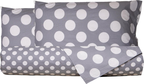 Set-copripiumino-federe-letto-parure-copripiumino-stampa-fantasia-100%-cotone-Made-in-Italy-POIS-GRIGIO
