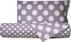 Set-copripiumino-federe-letto-parure-copripiumino-stampa-fantasia-100%-cotone-Made-in-Italy-POIS-GRIGIO