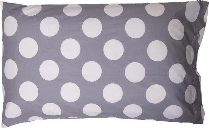 Set-copripiumino-federe-letto-parure-copripiumino-stampa-fantasia-100%-cotone-Made-in-Italy-POIS-GRIGIO