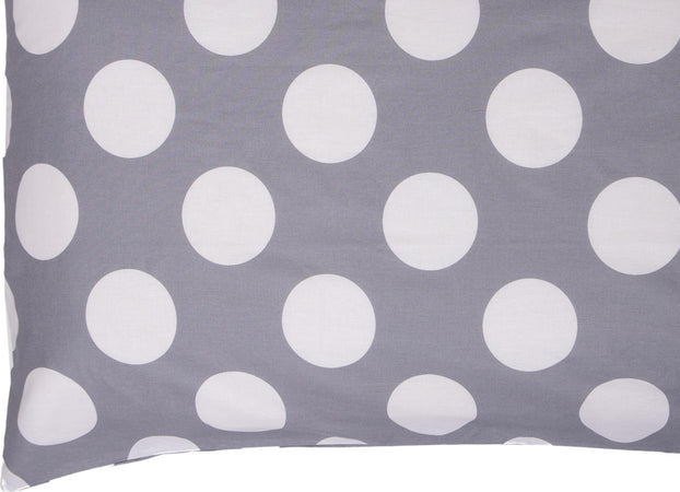 Set-copripiumino-federe-letto-parure-copripiumino-stampa-fantasia-100%-cotone-Made-in-Italy-POIS-GRIGIO