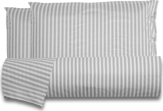 Set Copripiumino Federe Letto Parure Copripiumino Stampa Fantasia 100% Cotone Made In Italy Riga Mini Grigio Casa e cucina/Tessili per la casa/Biancheria da letto/Copripiumini e set da letto/Copripiumini Smartdecohome - Sesto San Giovanni, Commerciovirtuoso.it