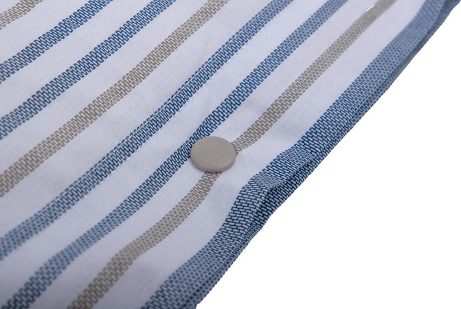 Set Copripiumino Federe Letto Parure Copripiumino Stampa Fantasia 100% Cotone Made In Italy Righe Azzurro Casa e cucina/Tessili per la casa/Biancheria da letto/Copripiumini e set da letto/Copripiumini Smartdecohome - Sesto San Giovanni, Commerciovirtuoso.it
