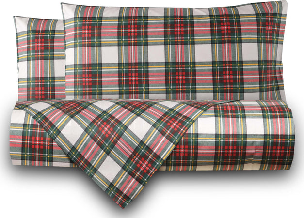 Set Copripiumino Federe Letto Parure Copripiumino Stampa Fantasia 100% Cotone Made in Italy Scozzese Bianco Diverse Msiure per Matrimoniale, Singolo E Piazza E Mezza Casa e cucina/Tessili per la casa/Biancheria da letto/Copripiumini e set da letto/Copripiumini Smartdecohome - Sesto San Giovanni, Commerciovirtuoso.it