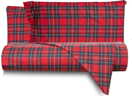 Set Copripiumino Federe Letto Parure Copripiumino Stampa Fantasia 100% Cotone Made in Italy Scozzese Rosso Diverse Misure per Matrimoniale, Singolo, Una Piazza E Mezza Casa e cucina/Tessili per la casa/Biancheria da letto/Copripiumini e set da letto/Copripiumini Smartdecohome - Sesto San Giovanni, Commerciovirtuoso.it