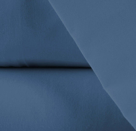Set Copripiumino Federe Parure Copripiumino Flanella Caldo Cotone 100% Cotone Made In Italy Blu Casa e cucina/Tessili per la casa/Biancheria da letto/Copripiumini e set da letto/Copripiumini Novilunio - Sesto San Giovanni, Commerciovirtuoso.it