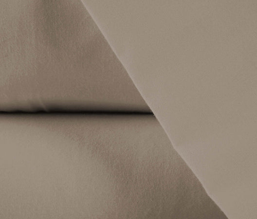 Set Copripiumino Federe Parure Copripiumino Flanella Caldo Cotone 100% Cotone Made In Italy Tortora Casa e cucina/Tessili per la casa/Biancheria da letto/Copripiumini e set da letto/Copripiumini Novilunio - Sesto San Giovanni, Commerciovirtuoso.it
