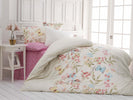 Set copripiumino in jersey con farfalle color Crema Casa e cucina/Tessili per la casa/Biancheria da letto/Copripiumini e set da letto/Copripiumini Scontolo.net - Potenza, Commerciovirtuoso.it