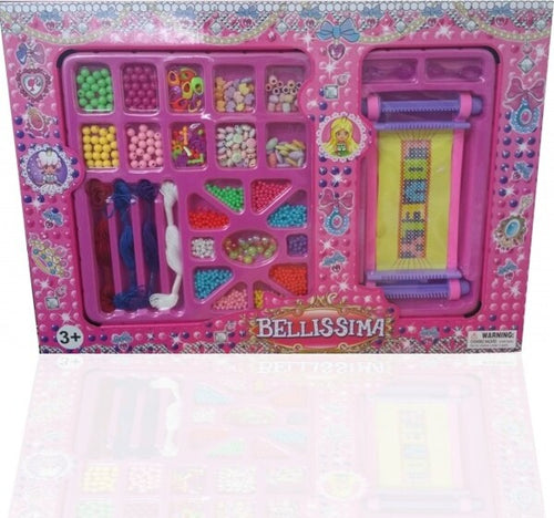 Set-Crea-Bracciali-Braccialetti-Perline-Lettere-Telaio-Gioielli-Personalizzati