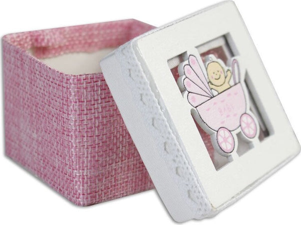 12 Cubo Rosa Porta Confetti Con Carrozzino Bomboniera Nascita Battesimo Bimba Casa e cucina/Hobby creativi/Materiali per hobby creativi/Forniture per feste/Bomboniere Trade Shop italia - Napoli, Commerciovirtuoso.it