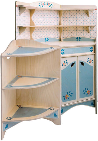 Set Cucina in Legno - Mobiletto Angolare Giocattolo Dida
