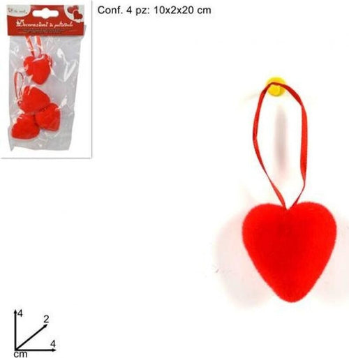 Set Da 12 Pz. Appendini Cuori Cuoricini 4cm 18a010-40k Decorazioni San Valentino Casa, arredamento e bricolage > Prodotti per Feste > San Valentino Trade Shop italia - Napoli, Commerciovirtuoso.it