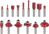Set da 15 pezzi di frese in acciaio multifunzione in valigetta di alluminio Fai da te/Utensili elettrici e a mano/Utensili elettrici/Frese verticali La Zappa - Altamura, Commerciovirtuoso.it