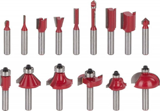 Set da 15 pezzi di frese in acciaio multifunzione in valigetta di alluminio Fai da te/Utensili elettrici e a mano/Utensili elettrici/Frese verticali La Zappa - Altamura, Commerciovirtuoso.it