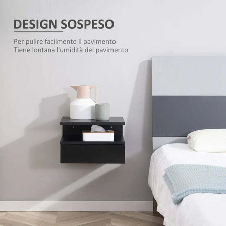 Set-da-2-Comodini-Sospesi-per-Camera-da-Letto-con-Cassetto-e-Mensola-Superiore-in-Legno-35x32x22.5cm-MN4831-338BKMN4