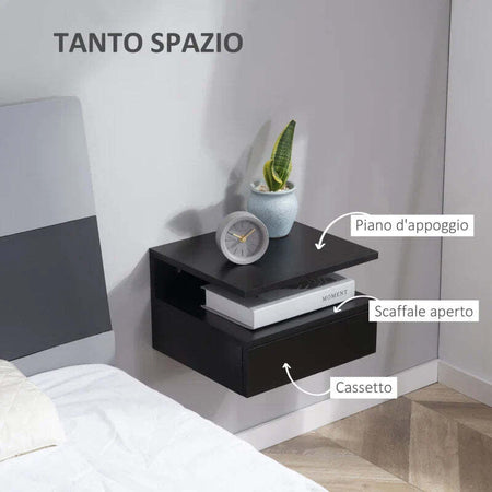 Set-da-2-Comodini-Sospesi-per-Camera-da-Letto-con-Cassetto-e-Mensola-Superiore-in-Legno-35x32x22.5cm-MN4831-338BKMN4