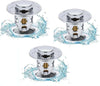 Set-da-3-pz-Scarico-Lavabo-Bagno-Universale-Pop-up-Tappo-Lavandino-Bagno-Filtro