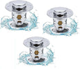 Set-da-3-pz-Scarico-Lavabo-Bagno-Universale-Pop-up-Tappo-Lavandino-Bagno-Filtro