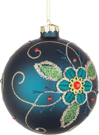 Set da 4 Palline per albero di natale in vetro Frida Blu pendaglio Tinta Unita Ø 10 cm Casa e cucina/Decorazioni per interni/Addobbi e decorazioni per ricorrenze/Decorazioni natalizie/Addobbi e decorazioni/Palle e palline MagiediNatale.it - Altamura, Commerciovirtuoso.it