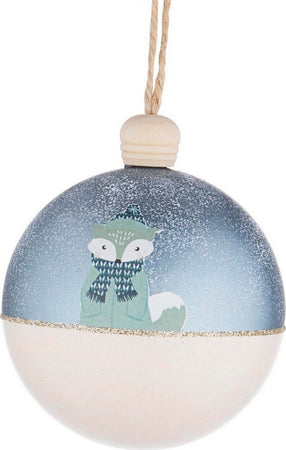 Set da 4 Palline per albero di natale in vetro Froid Volpe Azzurro e Bianco pendaglio Tinta Unita Ø 8 cm Casa e cucina/Decorazioni per interni/Addobbi e decorazioni per ricorrenze/Decorazioni natalizie/Addobbi e decorazioni/Palle e palline MagiediNatale.it - Altamura, Commerciovirtuoso.it