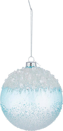 Set da 4 Palline per albero di natale in vetro Innevato Azzurro pendaglio Tinta Unita Ø 10 cm Casa e cucina/Decorazioni per interni/Addobbi e decorazioni per ricorrenze/Decorazioni natalizie/Addobbi e decorazioni/Palle e palline MagiediNatale.it - Altamura, Commerciovirtuoso.it