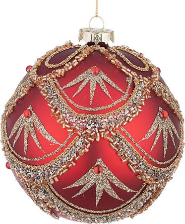 Set da 4 Palline per albero di natale in vetro Rosso Scenic pendaglio Tinta Unita Ø 10 cm Casa e cucina/Decorazioni per interni/Addobbi e decorazioni per ricorrenze/Decorazioni natalizie/Addobbi e decorazioni/Palle e palline MagiediNatale.it - Altamura, Commerciovirtuoso.it