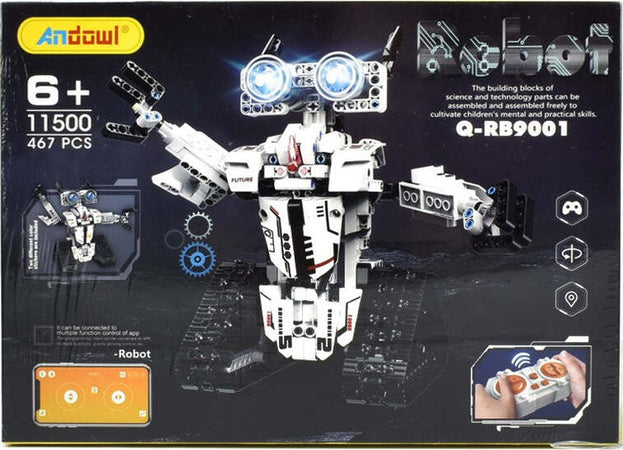 Set Da 467pz Costruzione Robot Ricaricabile Telecomandato Bluetooth App Q-rb9001 Giochi e giocattoli/Costruzioni/Set di costruzioni Trade Shop italia - Napoli, Commerciovirtuoso.it