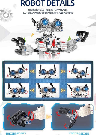 Set Da 467pz Costruzione Robot Ricaricabile Telecomandato Bluetooth App Q-rb9001 Giochi e giocattoli/Costruzioni/Set di costruzioni Trade Shop italia - Napoli, Commerciovirtuoso.it