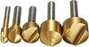 Set da 5 pezzi di punte a fresa in acciaio hss in cassetta di alluminio Fai da te/Utensili elettrici e a mano/Utensili elettrici/Frese verticali La Zappa - Altamura, Commerciovirtuoso.it