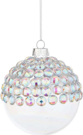 Set da 6 Palline per albero di natale in vetro Jewel Iridescente pendaglio Tinta Unita Ø 8 cm Casa e cucina/Decorazioni per interni/Addobbi e decorazioni per ricorrenze/Decorazioni natalizie/Addobbi e decorazioni/Palle e palline MagiediNatale.it - Altamura, Commerciovirtuoso.it