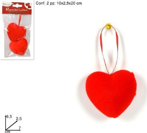 Set Da 6 Pezzi Appendini A Cuori Cuoricini Da 7 Cm Decorazioni Per San Valentino Casa e cucina/Arredamento/Ingresso/Appendiabiti Trade Shop italia - Napoli, Commerciovirtuoso.it