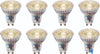 Set da 8 Lampadine LED GU10 5W 3000K Bianco Caldo AC220V Angolo 38°