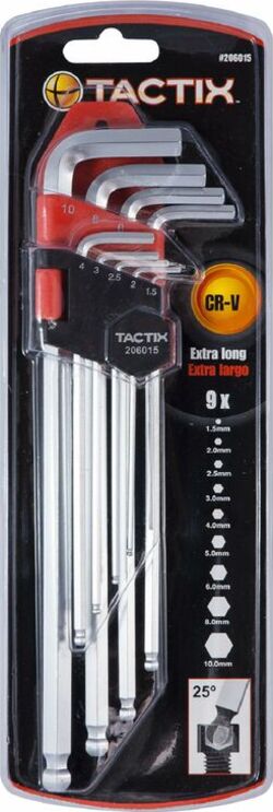 Set-da-9-chiavi-maschio-esagonale-piegate-modello-extra-lungo-Confezione-da-1pz