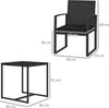 Set-da-Giardino-3-Pezzi-con-2-Sedie-con-Cuscini-e-Tavolino-con-Piano-in-Vetro,-Effetto-Rattan-Nero-84G-320V00BK