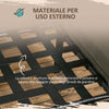 Set-da-Giardino-4-Pezzi-con-2-Divanetti,-Poltrona-Angolare-e-Tavolino-da-Caffè-in-Vetro-Temperato-84G-049V00LG