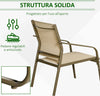 Set-da-Giardino-4-Pezzi-con-2-Sedie,-1-Divanetto-e-1-Tavolino-da-Caffè,-Kaki-84B-935