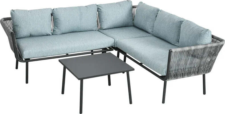 Set-da-Giardino-4-Pezzi-in-Rattan-con-Tavolino-da-Caffè,-2-Divani-ad-Angolo-e-Poltroncina,-Nero-Grigio-e-Blu--860-275V00GY