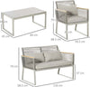 Set-da-Giardino-4-Pezzi-in-Rattan-PE-con-2-Poltrone,-Divanetto-e-Tavolino-da-Caffè-in-Vetro-Temperato-Grigio--867-100
