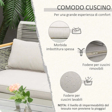Set-da-Giardino-4-Pezzi-in-Rattan-PE-con-2-Poltrone,-Divanetto-e-Tavolino-da-Caffè-in-Vetro-Temperato-Grigio--867-100